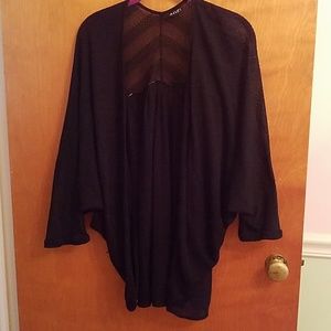 Black see thru topper